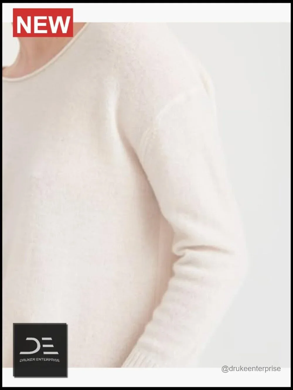 Lightweight Cashmere Boatneck Sweater Pullover